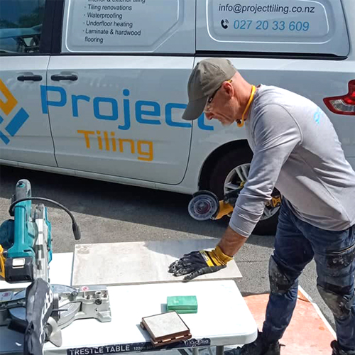 Alex working